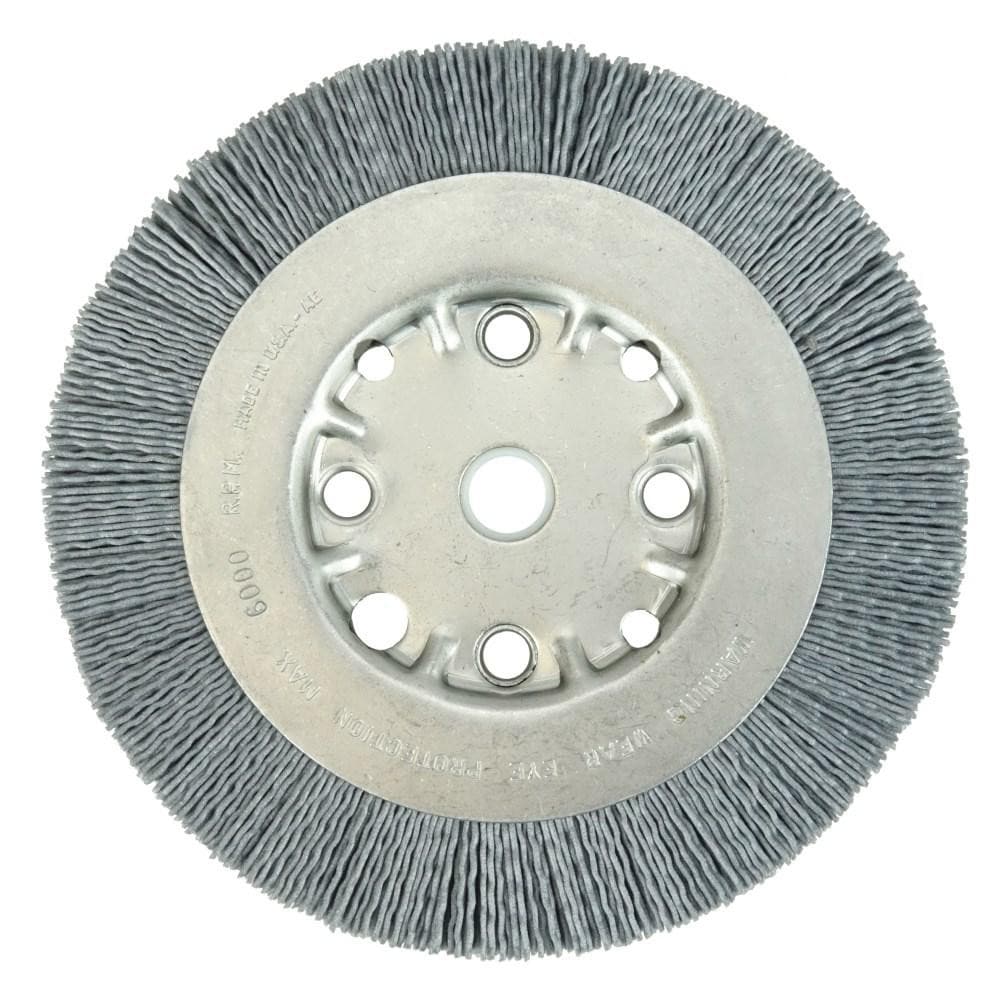 Weiler 31122 Wheel Brush: 6" Wheel Dia, Crimped Image