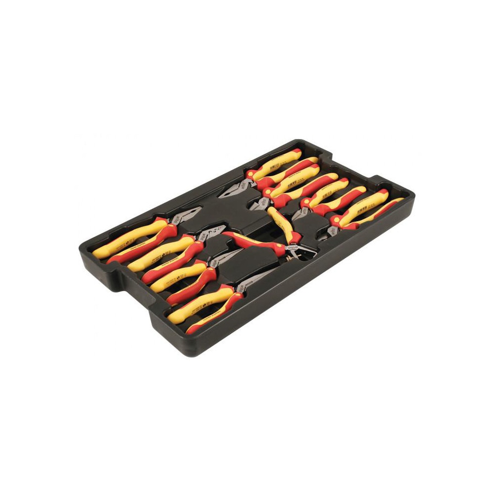 Wiha 32999 Combination Hand Tool Set: 9 Pc, Insulated Tool Set 