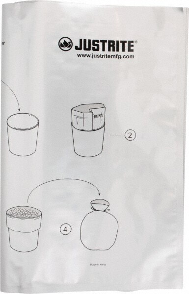Pack of (10) 4 Gal Polyurethane & Aluminum Cigarette & Cigar Receptacle Bucket Liners
