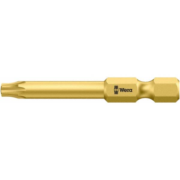 Wera Power Screwdriver Bit T20 Torx, TX20 Speciality Point Size, 1/4
