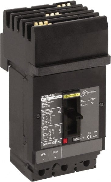 Square D HGA36020 20 Amp, 600 VAC, 3 Pole, Plug In Molded Case Circuit Breaker 