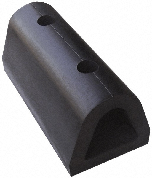 Vestil Synthetic Rubber Extruded HalfOval Fender Bumper 30114706