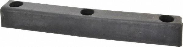 Vestil Rubber Dock Bumper - 13x12x4 Inch Rectangular Molded Bumper For Loading Docks