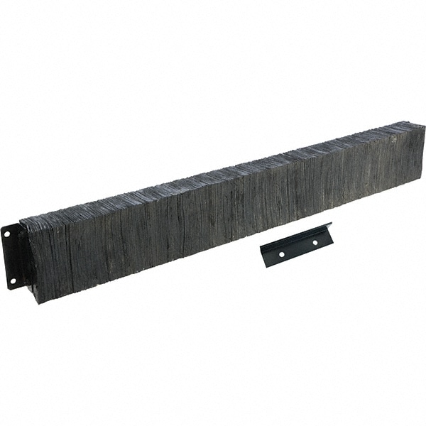 9 Depth Horizontal Mount 12 Length Rubber Dock Bumper 2 Holes 18 Width Laminated Flat Plate One Side Rectangular