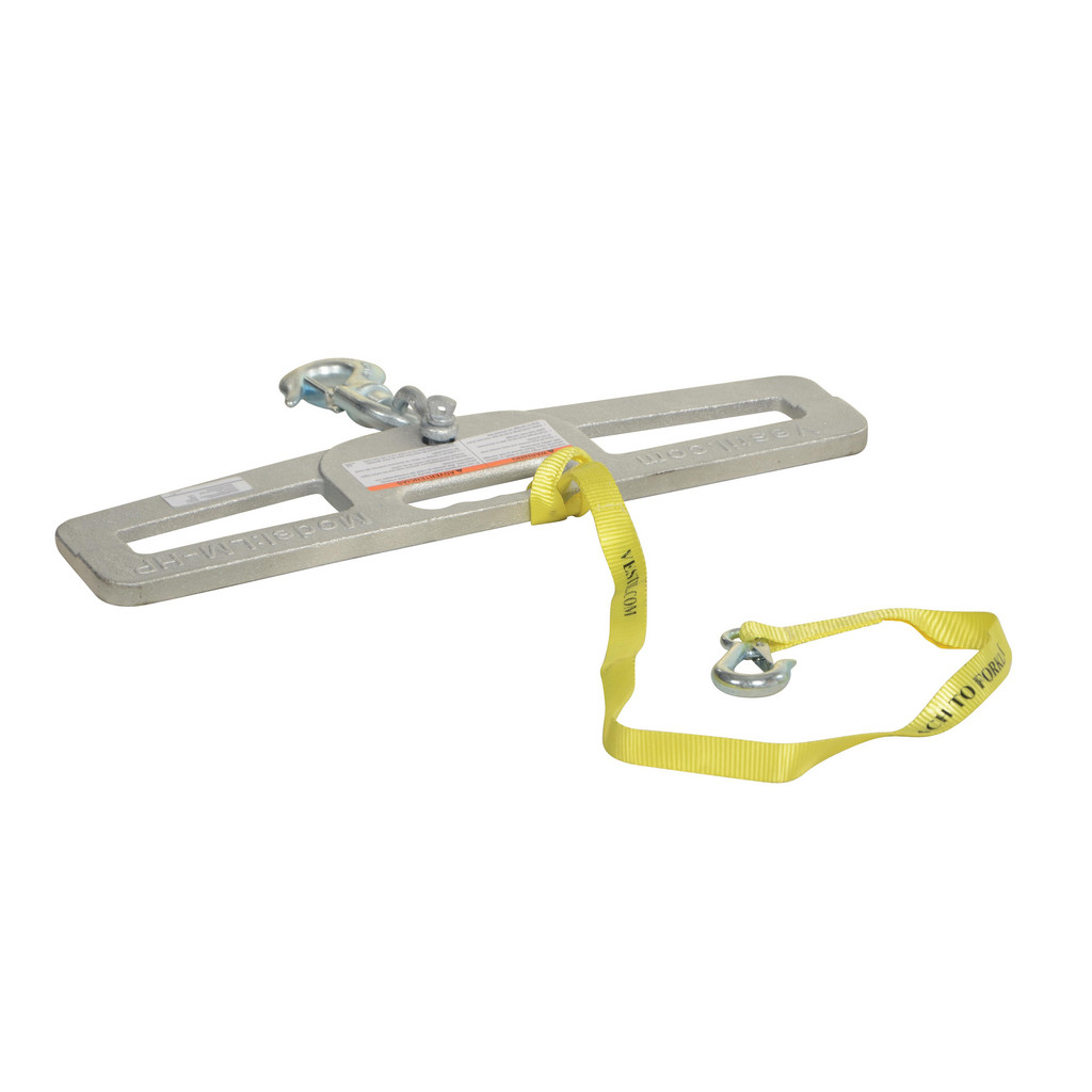 Vestil Vestil Steel Fork Truck Hook Plate Swivel: 4,000 Lb. Capacity Silver - Height without Hook (in.): 6 | Part #LM-HP4-S