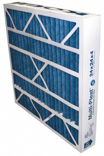 Bag Air Filter: 24" Deep, 24" Wide, 22" High, Fiberglass