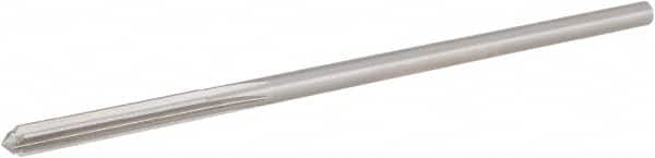 Straight Flute 6 Flutes 0.381 Size High-Speed Steel Bright Finish Morse Cutting Tools 29598 Decimal Size Chucking Reamer