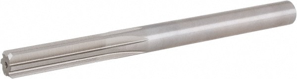 Hertel 72291321 Chucking Reamer: 1/2" Dia, 6" OAL, 2" Flute Length, Straight Shank, High Speed Steel Image