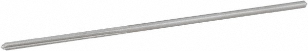 Chucking Reamer: #32, 3-1/2" OAL, 7/8" Flute Length, Straight, Straight-Cylindrical, HSS - 6 Flutes, Right Hand Cutting Direction