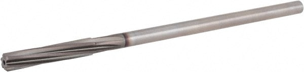 Hertel 2058238 Chucking Reamer: 9/32" Dia, 6" OAL, 1-1/2" Flute Length, Straight Shank, High Speed Steel Image