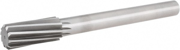 Hertel 2351088 Chucking Reamer: 1-1/8" Dia, 11" OAL, 2-7/8" Flute Length, Straight Shank, High Speed Steel Image