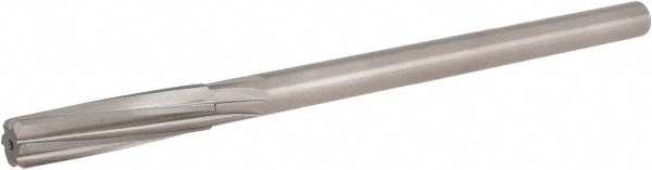 Hertel 2350239 Chucking Reamer: 23/64" Dia, 7" OAL, 1-3/4" Flute Length, Straight Shank, High Speed Steel Image