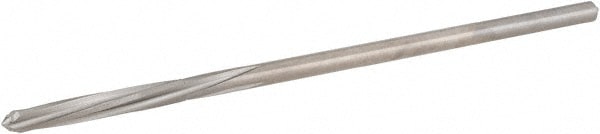 Hertel 2410082 Chucking Reamer: 1/8" Dia, 3-1/2" OAL, 7/8" Flute Length, Straight Shank, High Speed Steel Image