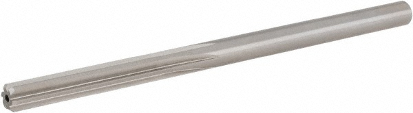 Chucking Reamer: #13, 3-1/2" OAL, 1-1/8" Flute Length, Straight-Cylindrical Shank, HSS - 6 Flute, RH