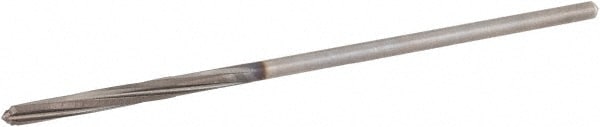 Hertel 2058113 Chucking Reamer: 3/32" Dia, 3" OAL, 3/4" Flute Length, Straight Shank, High Speed Steel Image