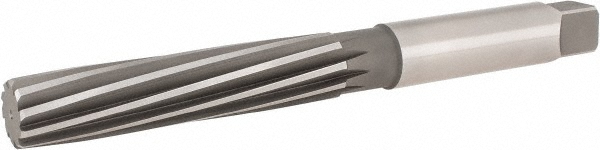 Hand Reamer: 1-7/16" Dia, 10 Flutes, 12.88" OAL - Spiral Flute, High Speed Steel, Bright Finish, Right Hand Cut