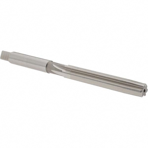 Hertel 2328698 Hand Reamer: 3/8" Dia, 2-1/2" Flute Length, 6 Flutes, 5" OAL Image