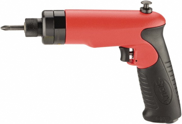 Sioux Tools | Sioux Force 1/4" Bit Holder, 2,000 RPM, Pistol Grip Handle Air Screwdriver - 80 In/Lb Torque, 30 CFM | Part #SSD10P20SRR