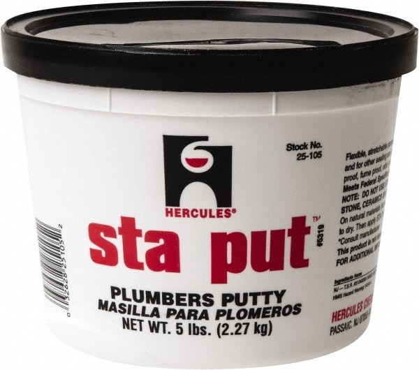 Putty; Type: Plumber's Putty ; Container Size: 5 Lbs. ; For Use With: Sealing ; Color: Off-White ; PSC Code: 8040