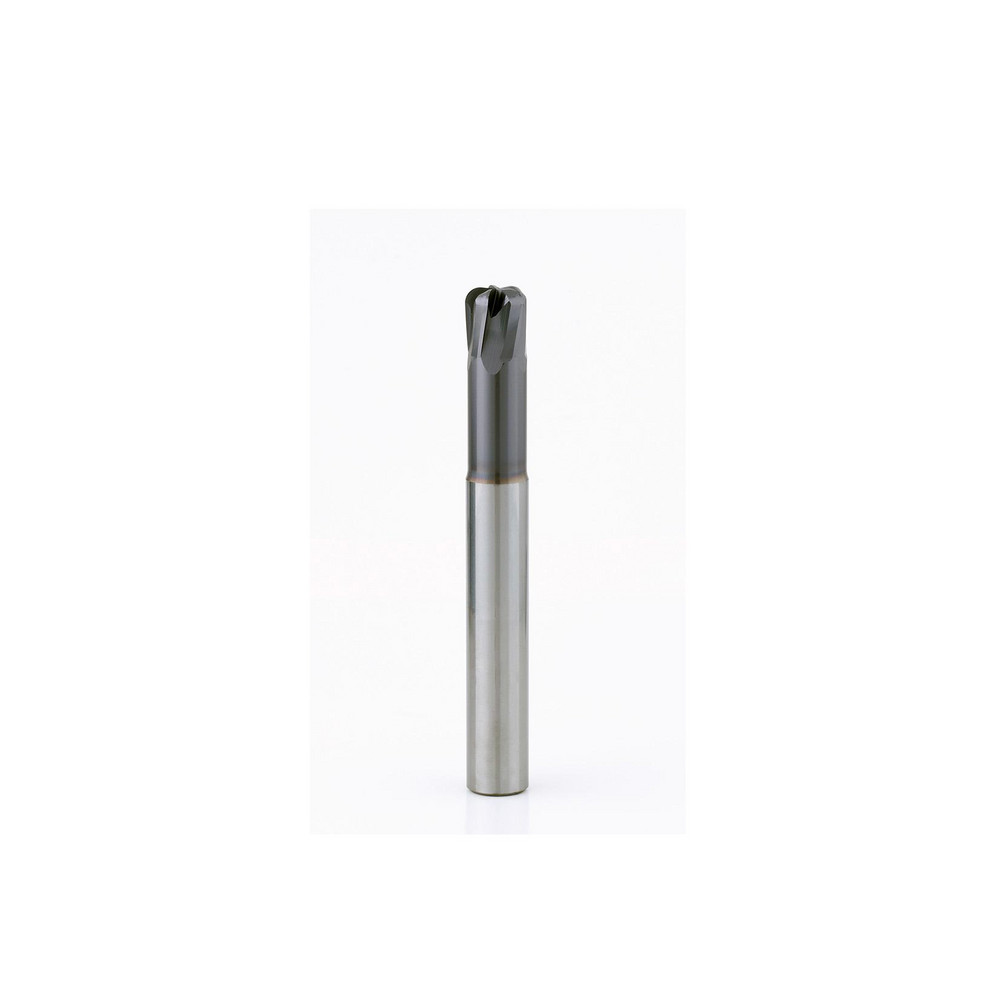 Corner Radius End Mill: 1/2" Dia, 1/2" LOC, 0.1200" Radius, 5 Flute, Solid Carbide