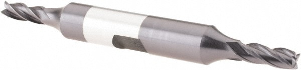 Square End Mill: 3/16" Dia, 1/2" LOC, 4 Flute, Cobalt