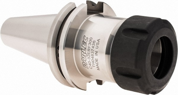 Parlec C40-32ERF300 Collet Chuck: 2 to 20 mm Capacity, ER Collet, Taper Shank Image