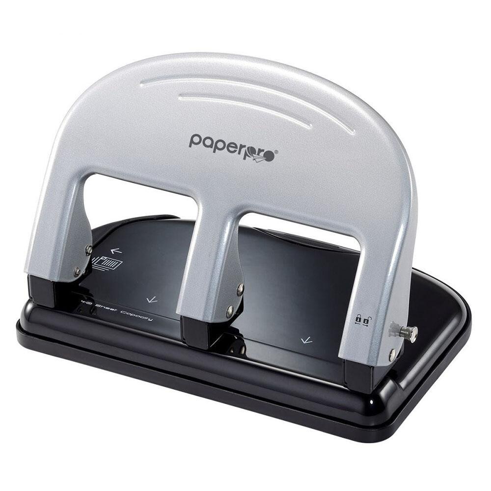 Paper Punches; Type: 40 Sheet Manual Three Hole Punch ; Features: Non-slip base for stability during use ; Sheet Capacity: 40; 40
