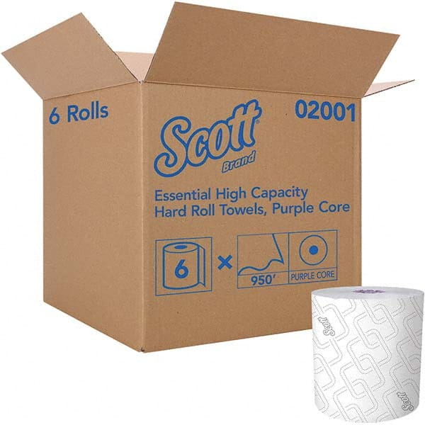 Scott Essential High Capacity Hard Roll Paper Towels (02001) with Absorbency Pockets