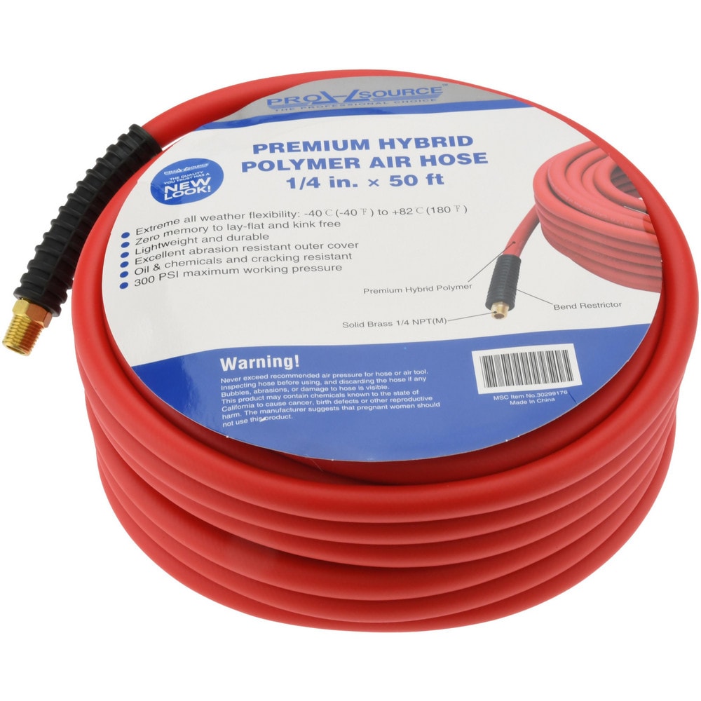 Multipurpose Air Hose: 1/4" ID, 50'