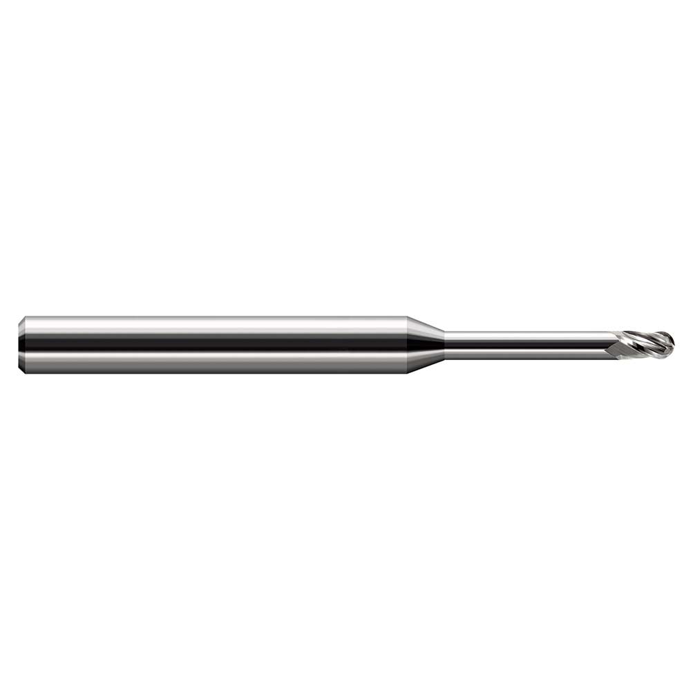 Harvey Tool 34250 Ball End Mill: 0.05" Dia, 0.075" LOC, 3 Flute, Solid Carbide Image