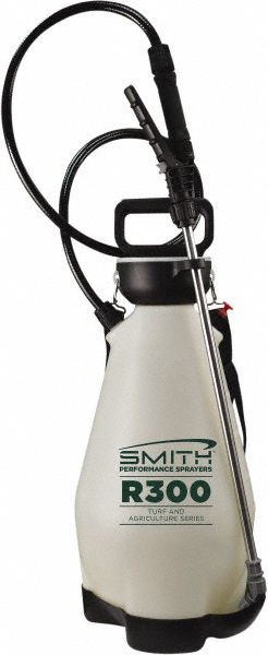 3 Gal Chemical Safe Garden Hand Sprayer - Use with Cleaners/Degreasers, Polyethylene Tank, Funnel Mouth, Reinforced Hose