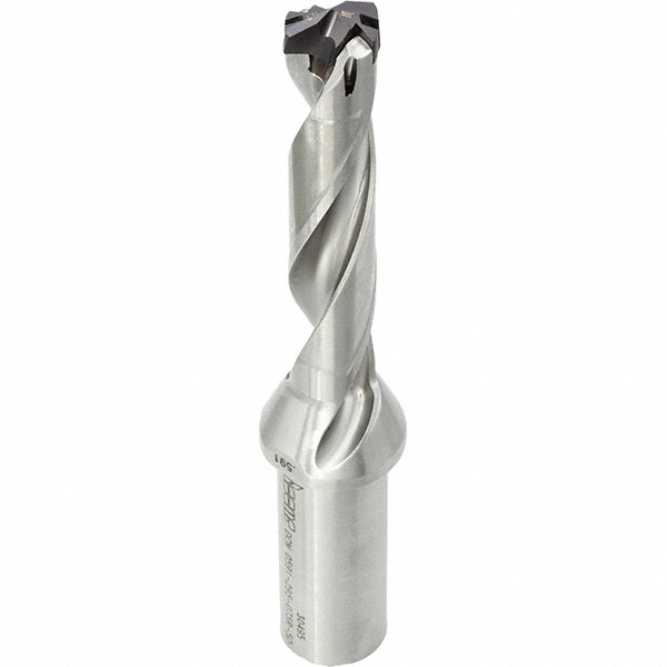 Iscar 3202486 Replaceable Tip Drill: 0.709 to 0.744 Drill Dia, 5.67" Max Depth, 1 Weldon Flat Shank Image