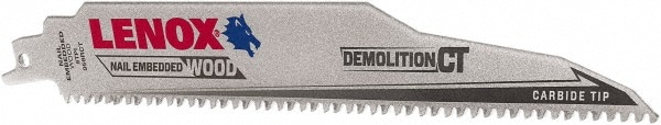 Lenox 1832144 Reciprocating Saw Blade: Solid Carbide Image