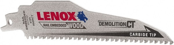 Lenox 1832162 Reciprocating Saw Blade: Solid Carbide 