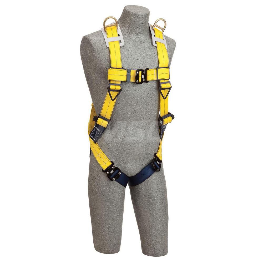Fall Protection Harnesses: 420 Lb, Vest Style, Size Universal, For Retrieval & Rescue, Polyester, Back & Shoulder