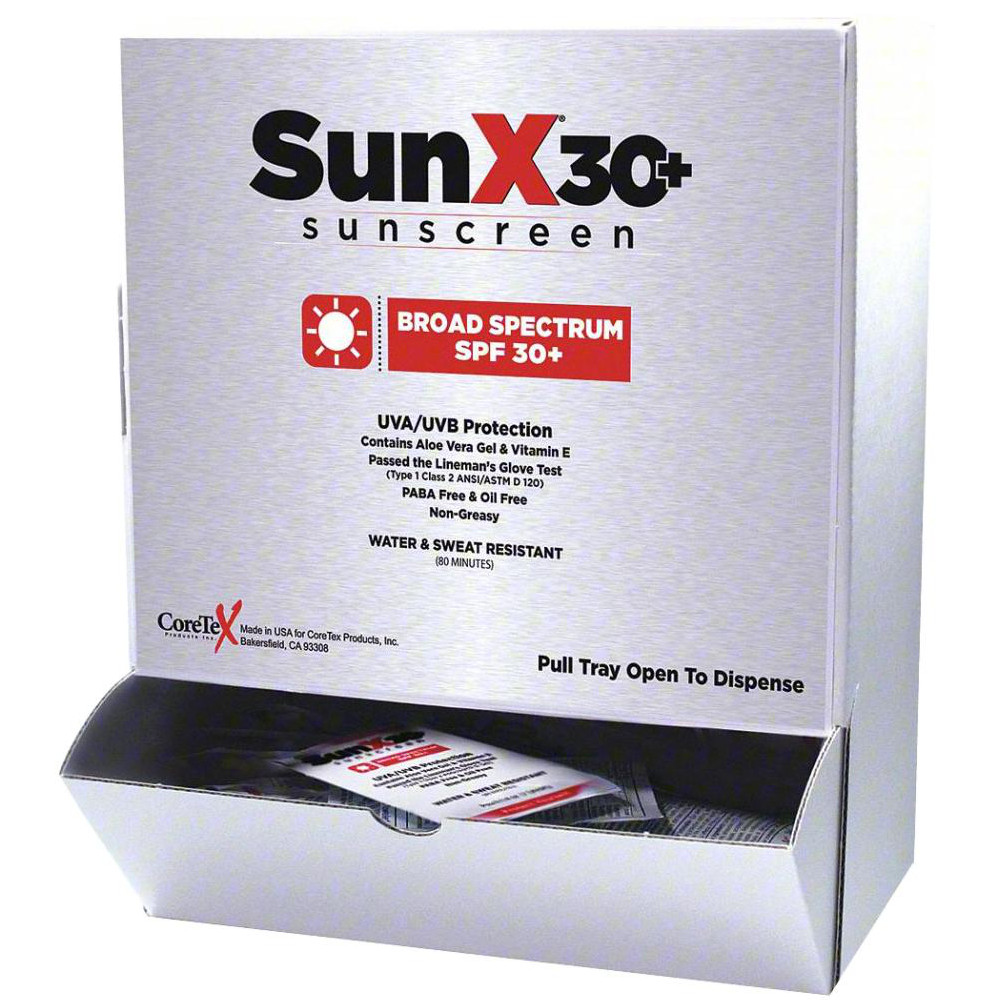 Sunblock & Sunscreen: SPF: 30; Scent: Original; Product Type: Sunscreen; Container Type: Packet