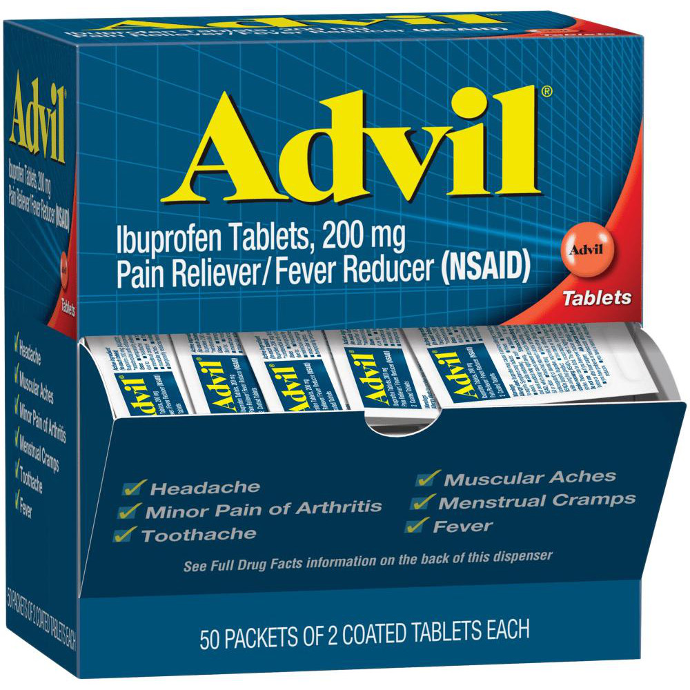 Advil - Medicinals: Medicinal Type: Headache & Pain Relief; Form ...