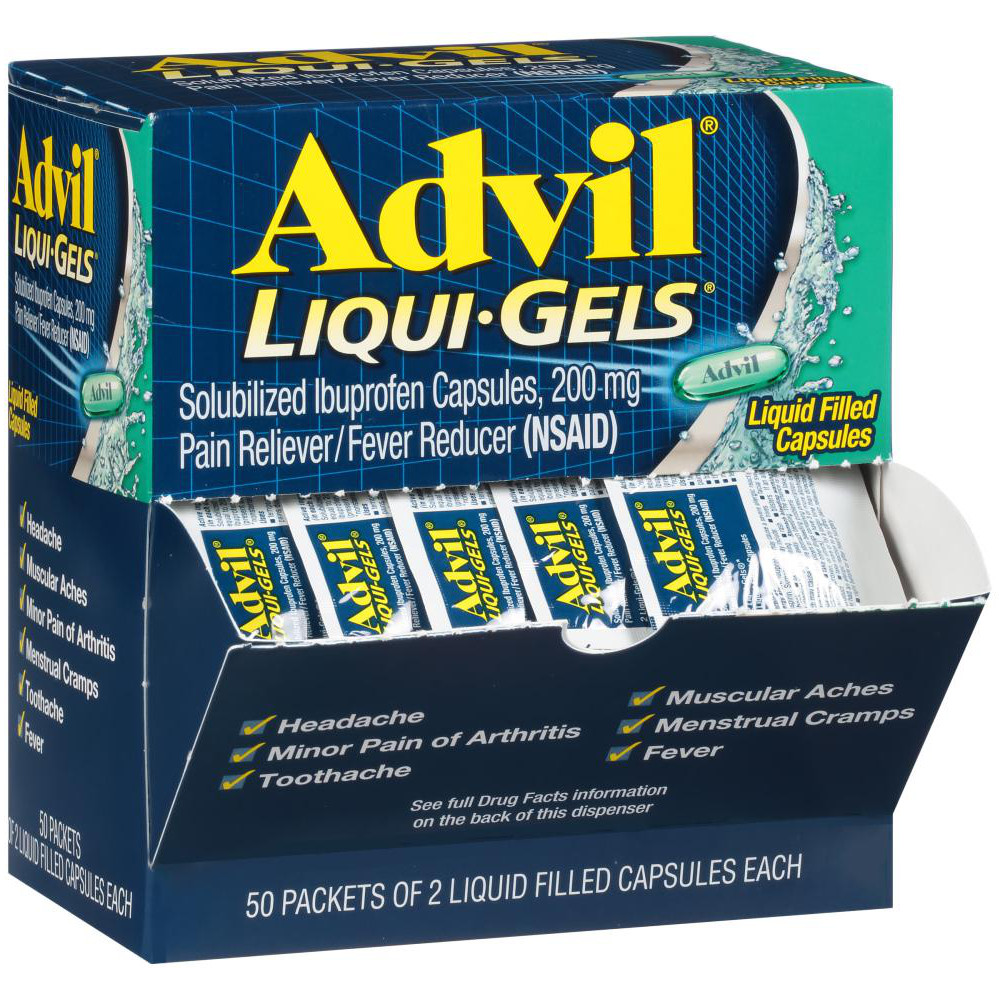 Advil - Medicinals: Medicinal Type: Headache & Pain Relief; Form ...