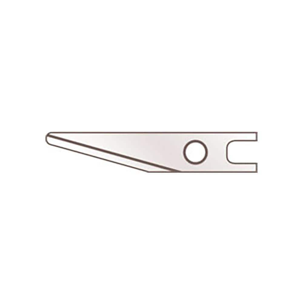 Double Bevel Knife Blade: 31.1 mm Blade Length