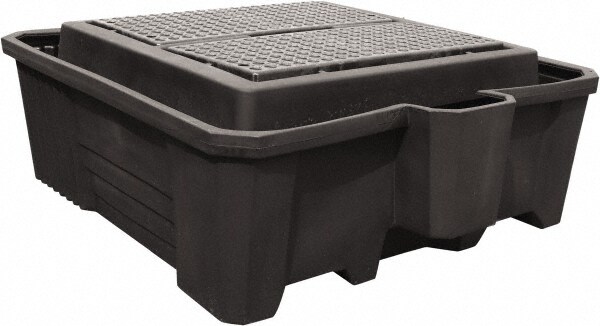 IBC Sump: 385 gal, Plastic, 73" Long, 80-1/2" Wide, 29-1/2" High