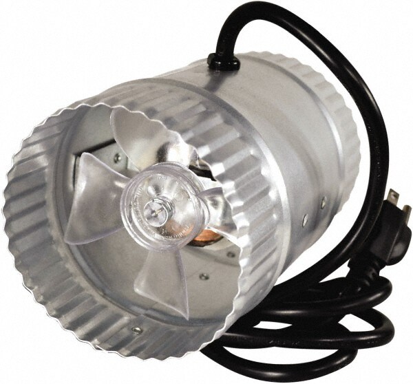 4" Diam, 0.3 Amp, 120 Volt Duct Fan