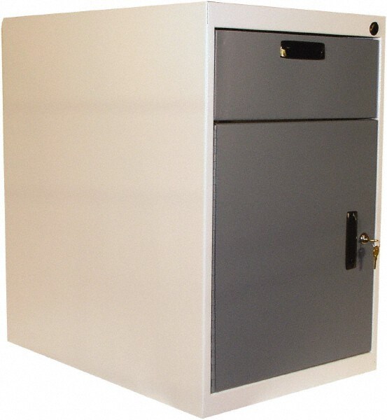 Modular Steel Storage Cabinet: 18" Wide, 26" Deep, 27-1/2" High