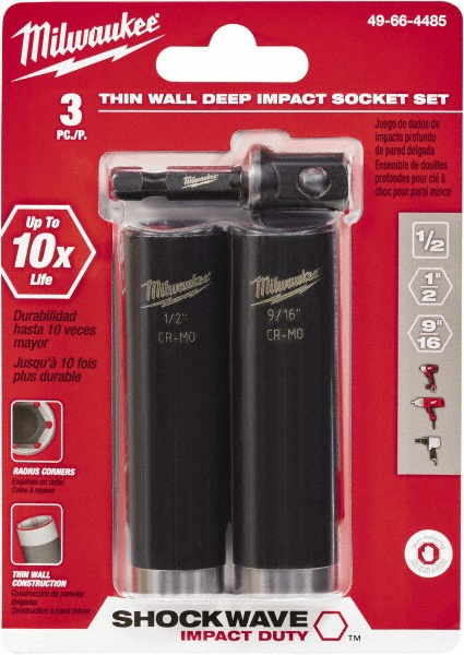 Deep Impact & Universal Socket Set: 3 Pc