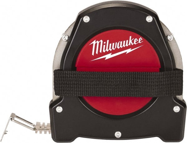 Milwaukee Tool - Tape Measures; Length Ft.: 25.000; Graduation (Inch):  1/16; Blade Material: Steel; Standout Length (Meters): 3.66; Standout  Length (Feet): 12.00 - 92016625 - MSC Industrial Supply