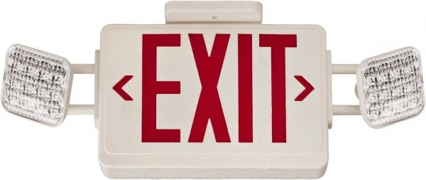 2 Face 3 Watt Surface & Wall Mount Incandescent & LED Combination Exit Signs