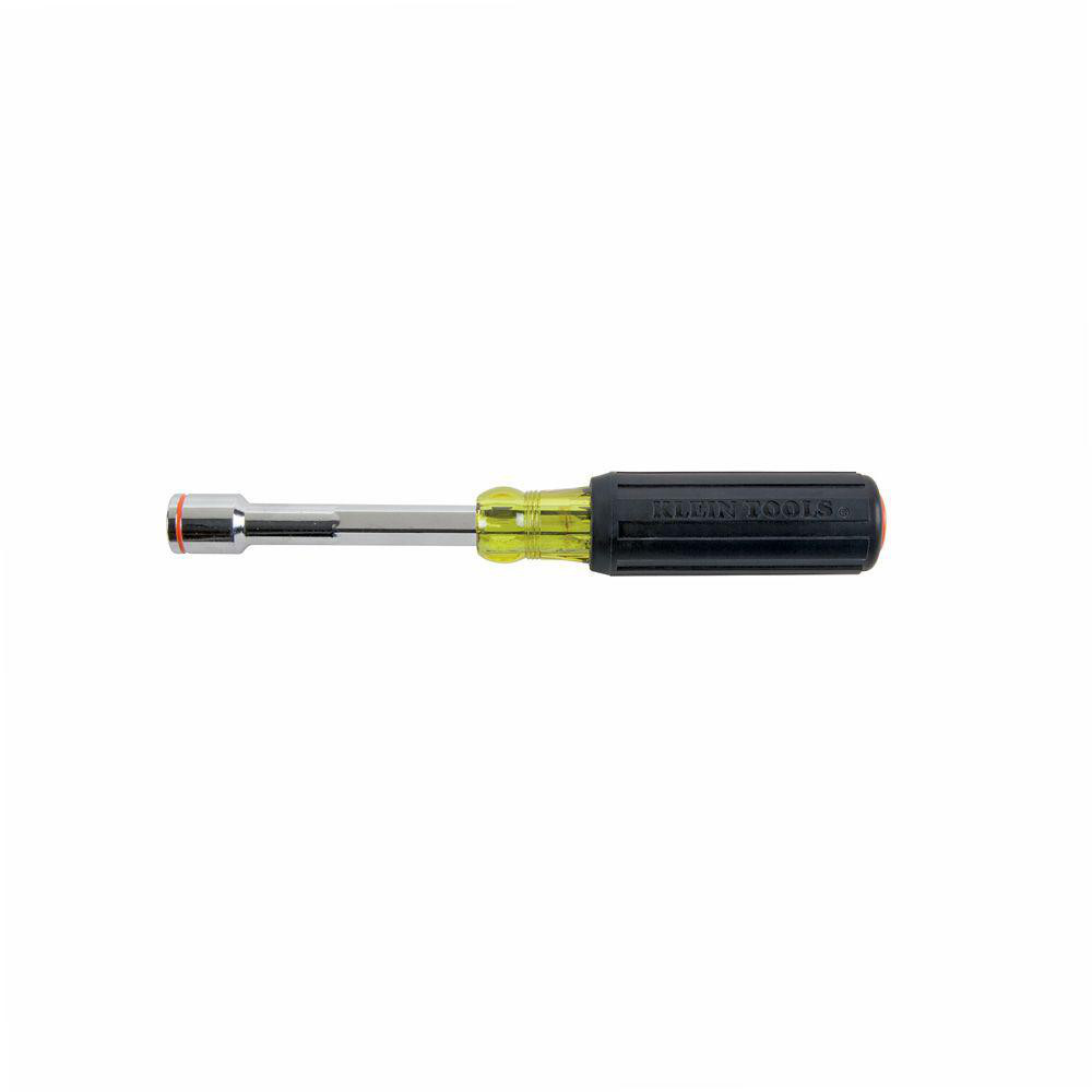 Klein Tools 9/16" Hollow Shaft Nutdriver - Cushion Grip Handle, 9-13/32" OAL | Part #635-9/16