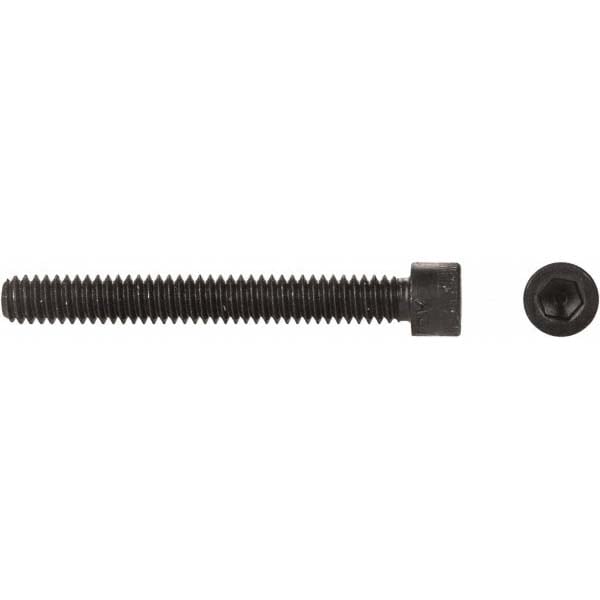 Made in USA 25F150KCSFT Hex Head Cap Screw: 1/4-28 x 1-1/2", Alloy Steel, Black Oxide Finish Image