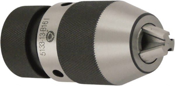 Bison 7-051-369 Drill Chuck: 1/8 to 5/8" Capacity, Tapered Mount, JT3 
