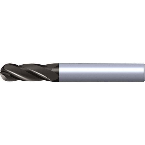 Kennametal 5824930 Ball End Mill: 0.7874" Dia, 1.4961" LOC, 4 Flute, Solid Carbide Image