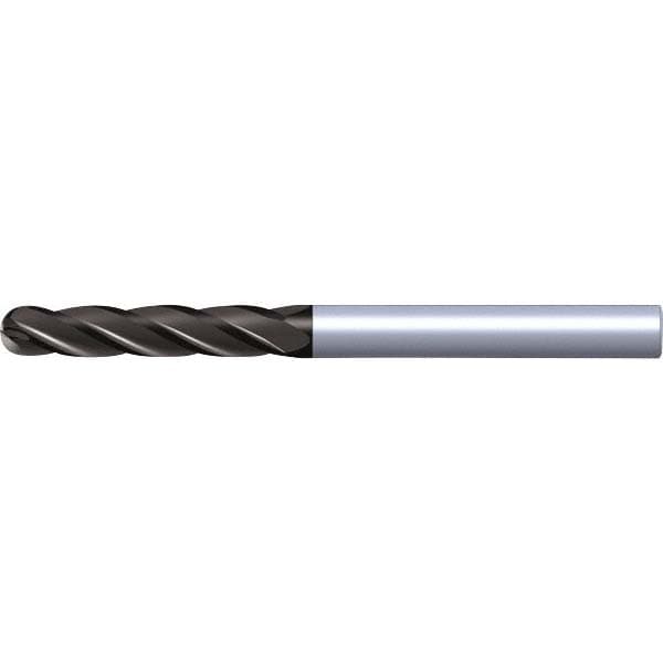 Kennametal 5824956 Ball End Mill: 0.3937" Dia, 1.5748" LOC, 4 Flute, Solid Carbide Image